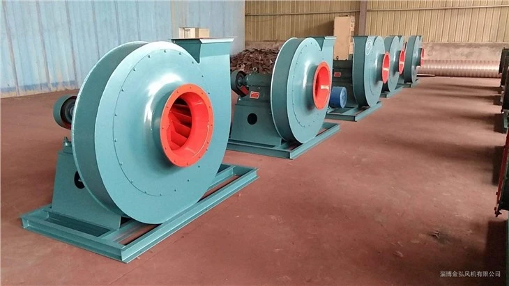 Boiler Ventilating Fans (Model Y4-73 No 12D) 90 Kw For High-Temperature Environments